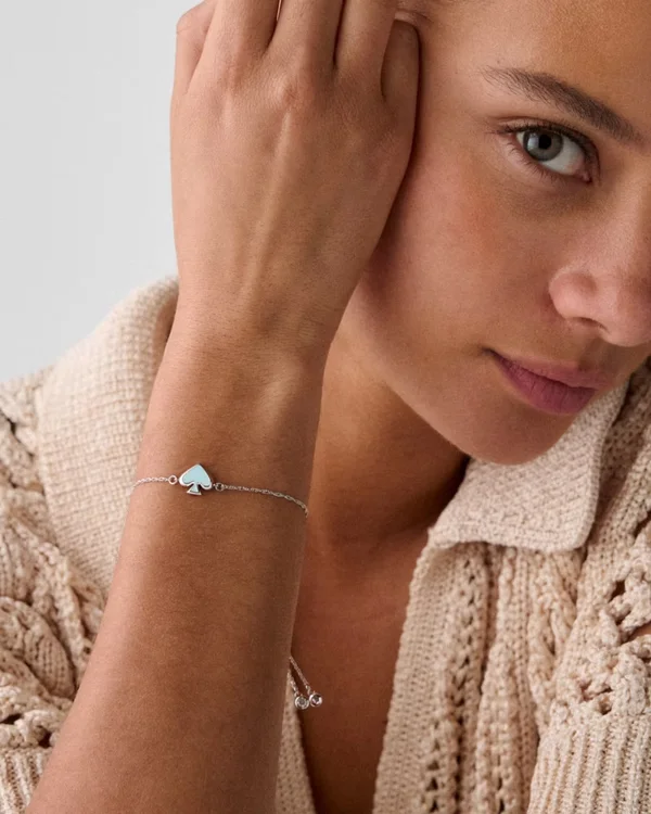 Kate Spade Enamel Slider Bracelet Crisp Sky