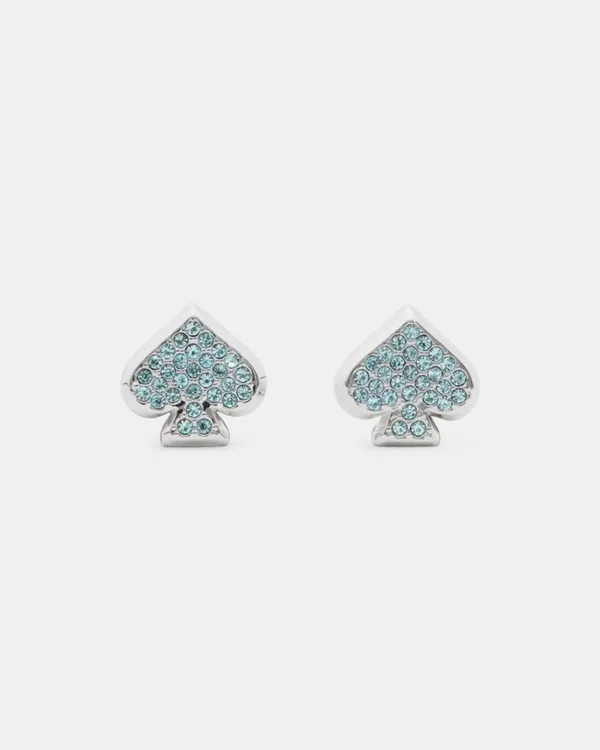 Kate Spade Everyday Spade Pave Studs Blue