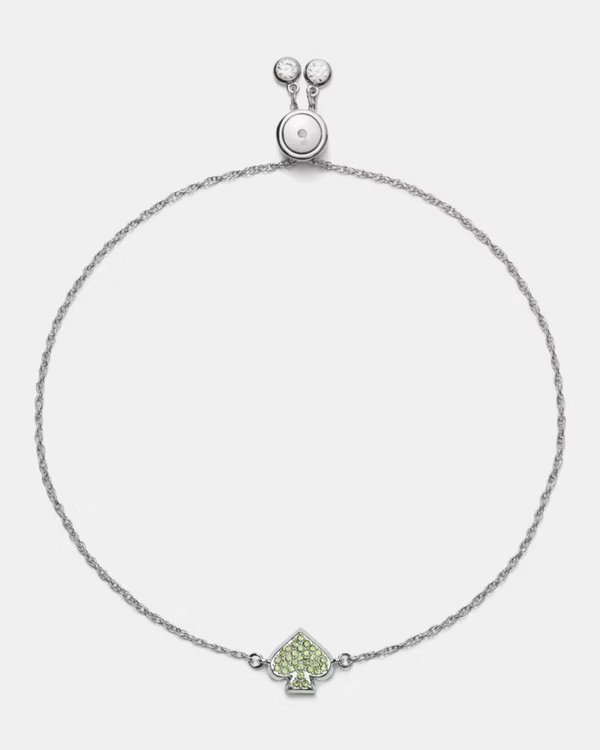Kate Spade Pave Slider Bracelet Green
