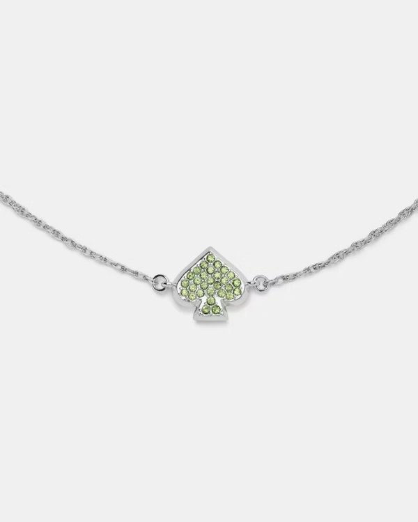 Kate Spade Pave Slider Bracelet Green