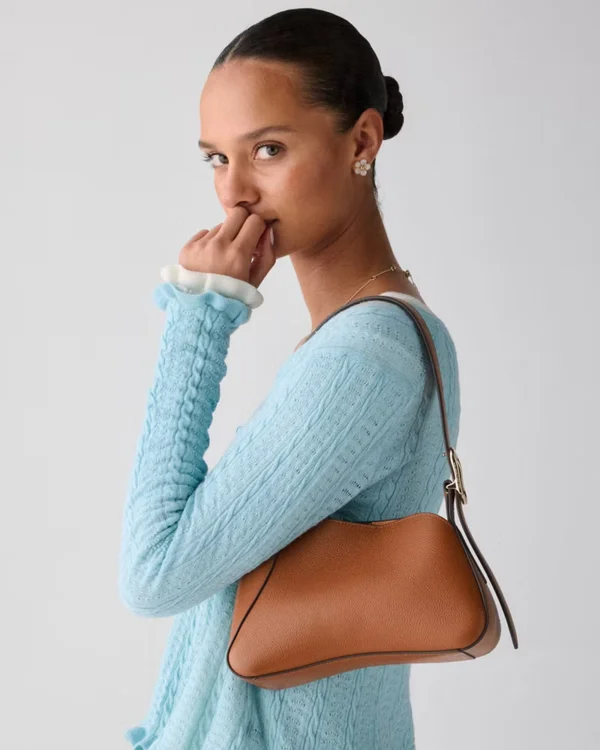 Kate Spade 454 Sculpted Shoulder Bag Warm Gingerbread