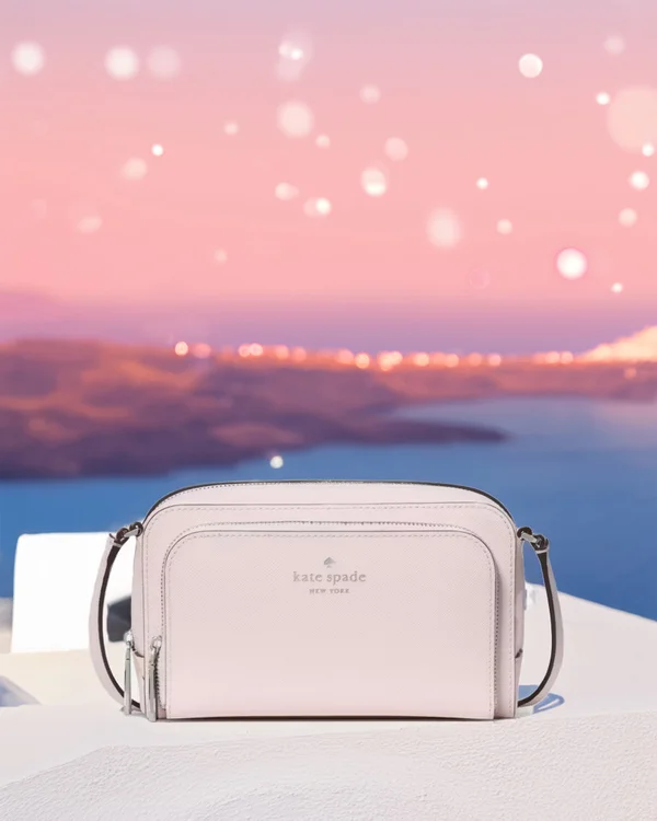 Kate Spade Staci Mini Crossbody Bag Shimmer Pink