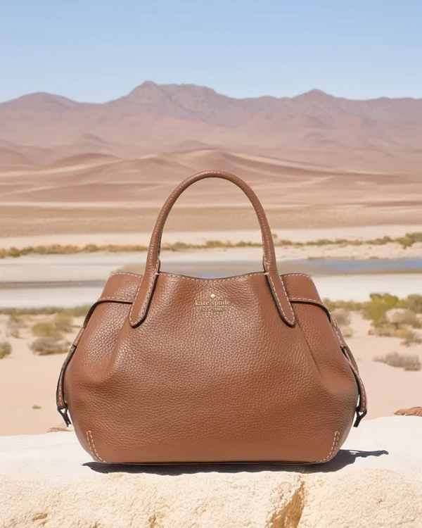 Kate Spade Dumpling Small Satchel Bag Warm Gingerbread
