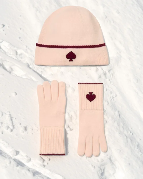 Kate Spade Patch Box Set Scarf Sugar
