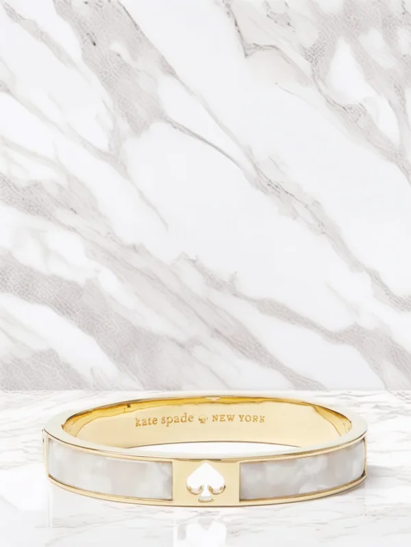 Kate Spade Hole Punch Marble Hinge Bangle