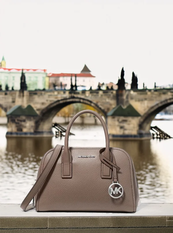 Michael Kors Ashton Small Messenger Bag Mushroom