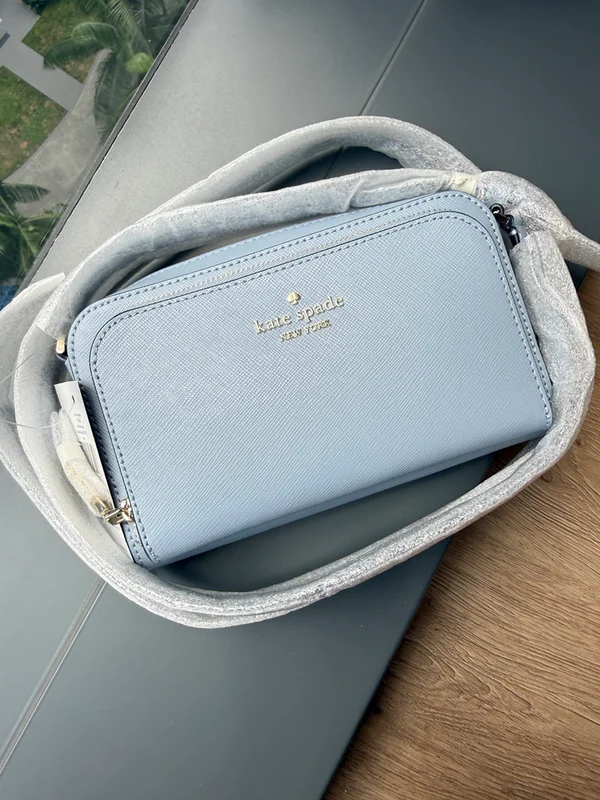 Kate Spade Staci Mini Crossbody Bag Muted Blue