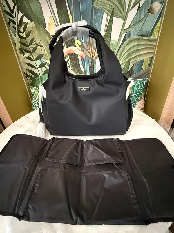 Kate Spade Carter Nylon Large Baby Bag Black