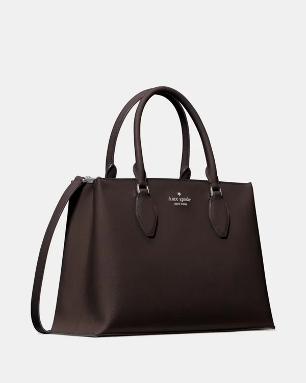 Kate Spade Rae Satchel Bag Hot Fudge