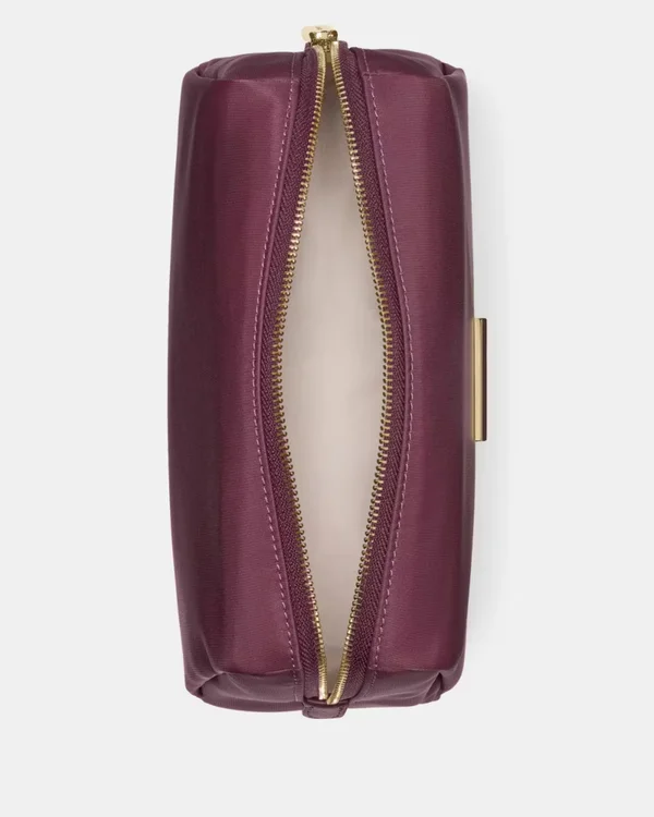 Kate Spade Carter Nylon Cosmetic Pouch Deep Cherry