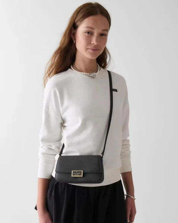 Kate Spade Reegan Mini Flap Crossbody Black