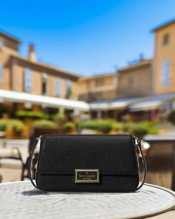 Kate Spade Reegan Mini Flap Crossbody Black