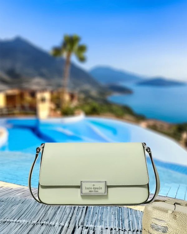 Kate Spade Reegan Mini Flap Crossbody Lime Frosting