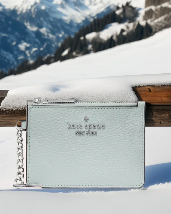 Kate Spade Key Ring Card Holder Lake Mist