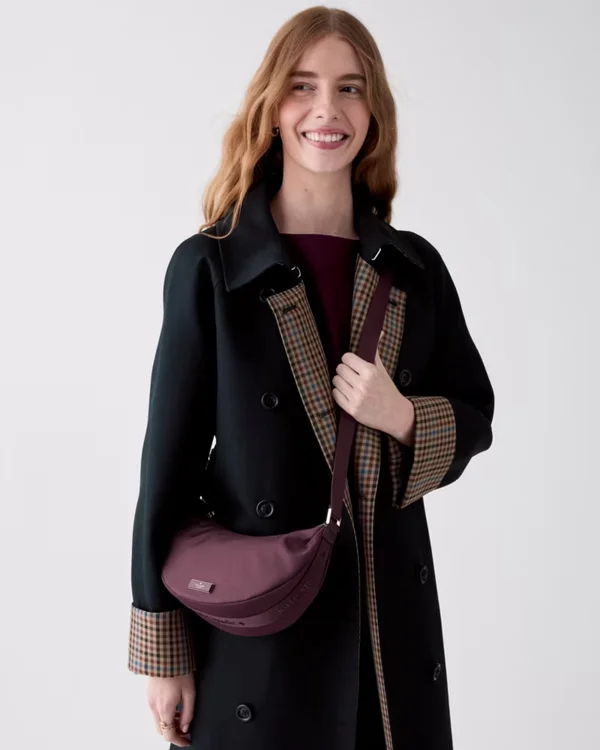 Kate Spade Carter Mini Sling Crossbody Bag Deep Cherry