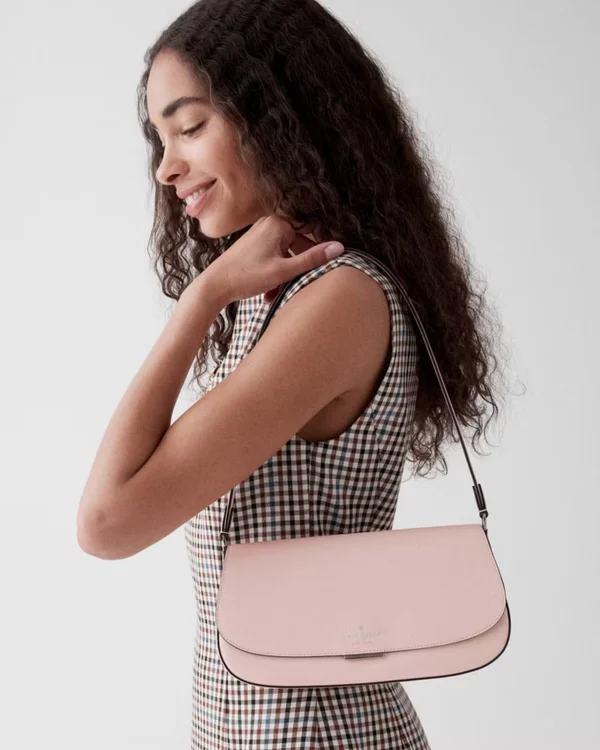 Kate Spade Quinn Shoulder Bag Rose Smoke
