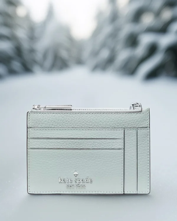 Kate Spade Large Slim Card Holder Lake Mist