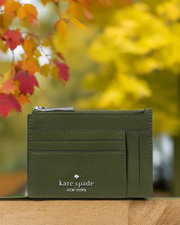 Kate Spade Large Slim Card Holder Bonsai Tree