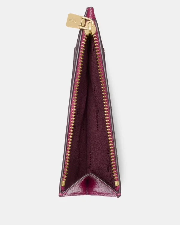 Kate Spade Large Slim Card Holder Dark Raspberry