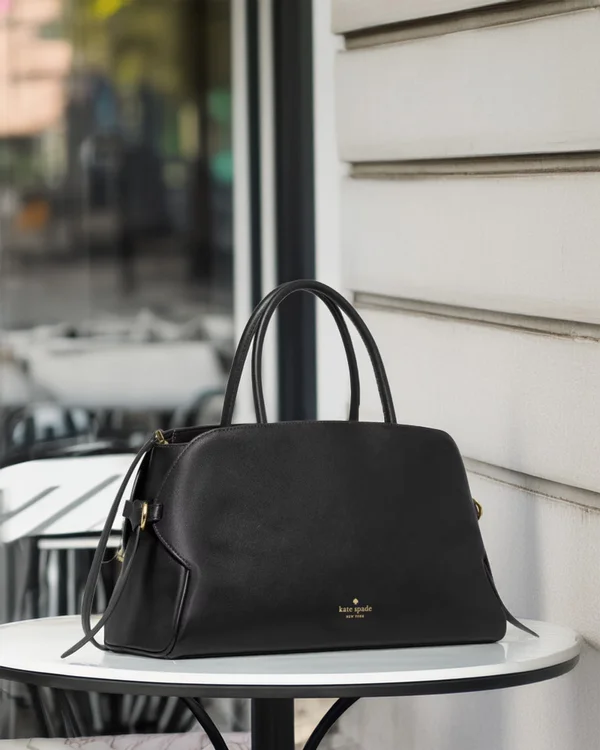 Kate Spade Harper Satchel Bag Black