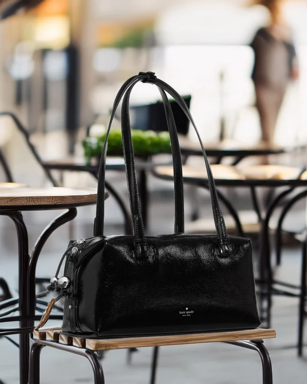 Kate Spade Billie Shiny Leather Shoulder Bag