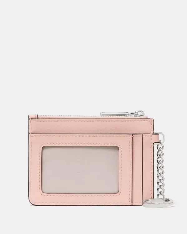 Kate Spade Floral Key Ring Card Holder Rose Smoke