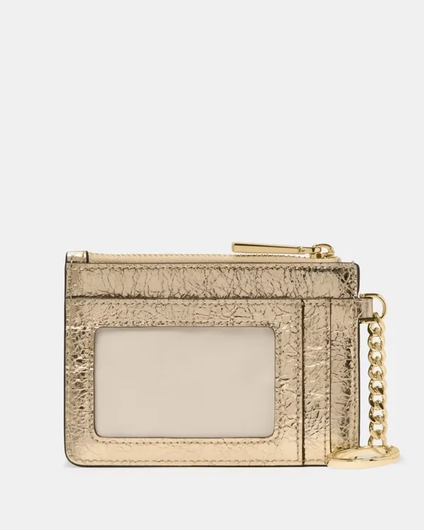 Kate Spade Metallic Key Ring Card Holder