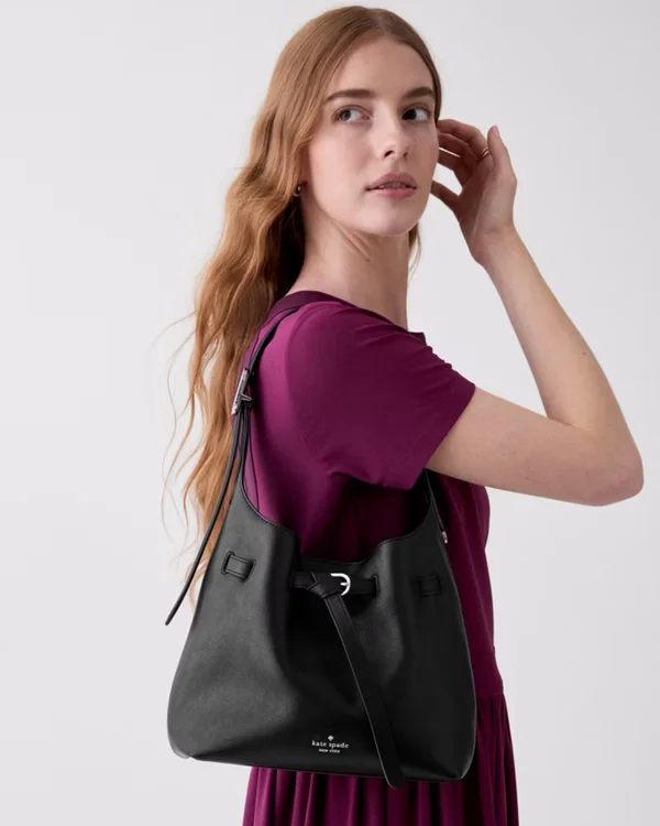 Kate Spade 454 Belted Small Shoulder Bag Black
