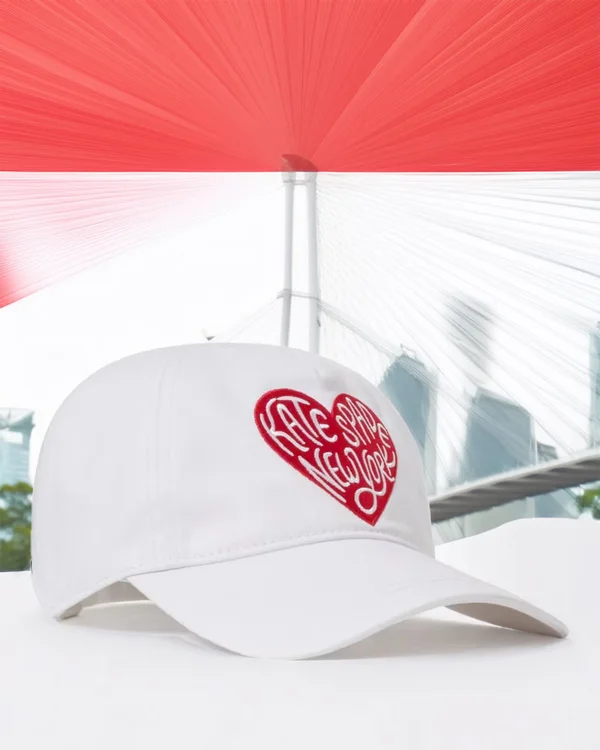 Kate Spade Heart Script Baseball Cap