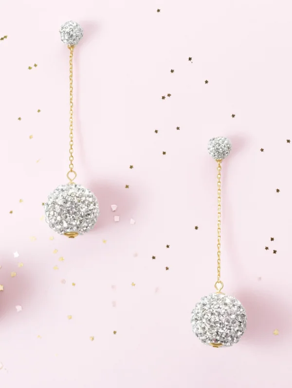 Kate Spade Razzle Dazzle Linear Earrings Gold