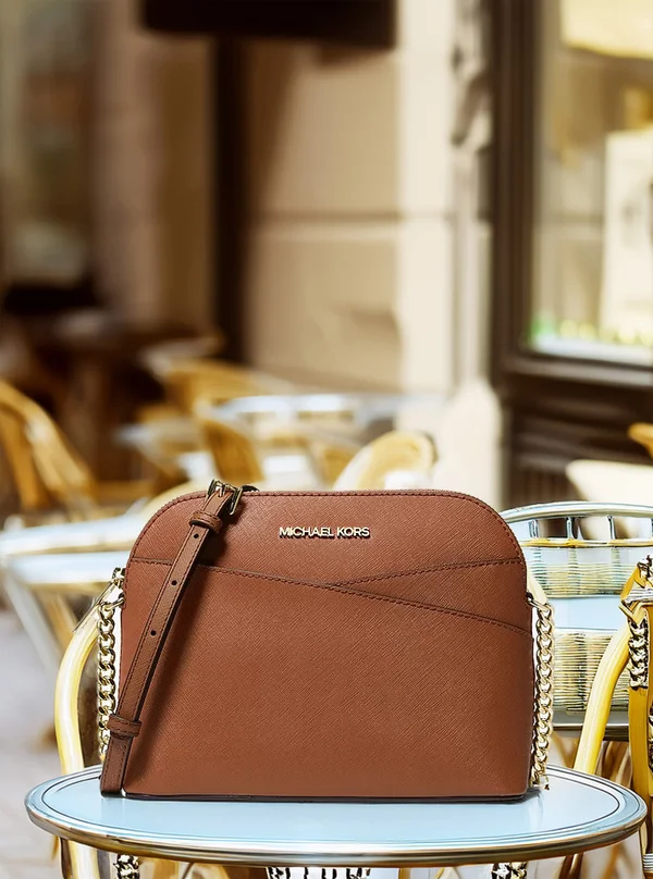 Michael Kors Medium Dome Crossbody Bag Luggage