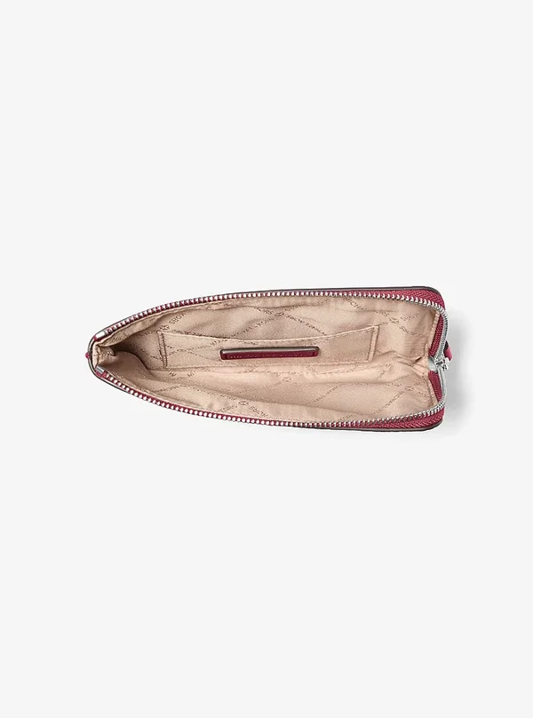 Michael Kors Small Wristlet Maroon