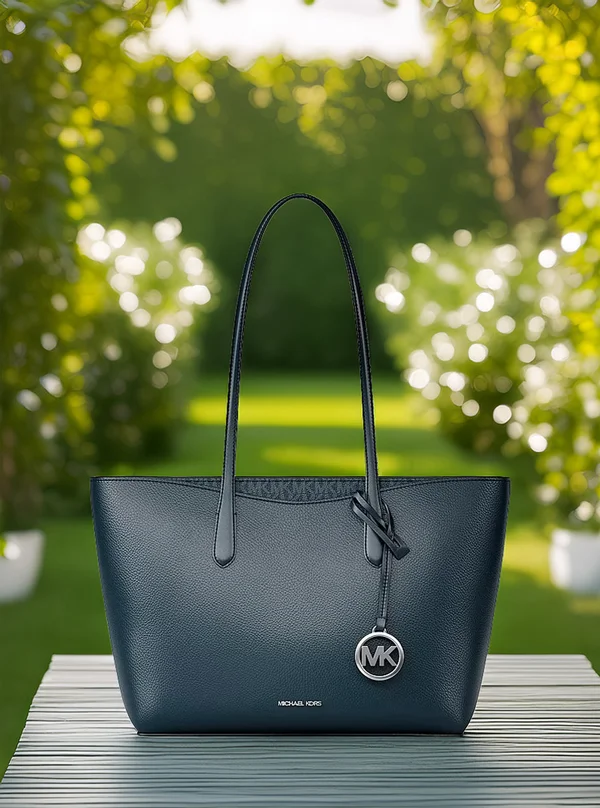 Michael Kors Large Pebbled Leather Tote Bag Black