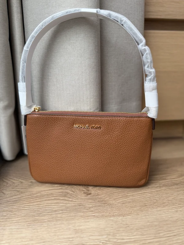 Michael Kors Small Pebbled Leather Convertible Wristlet Luggage