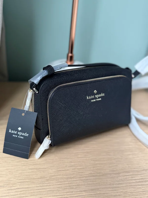 Kate Spade Staci Mini Crossbody Bag Black