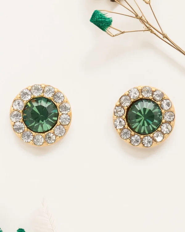 Kate Spade You're A Gem Pave Halo Studs