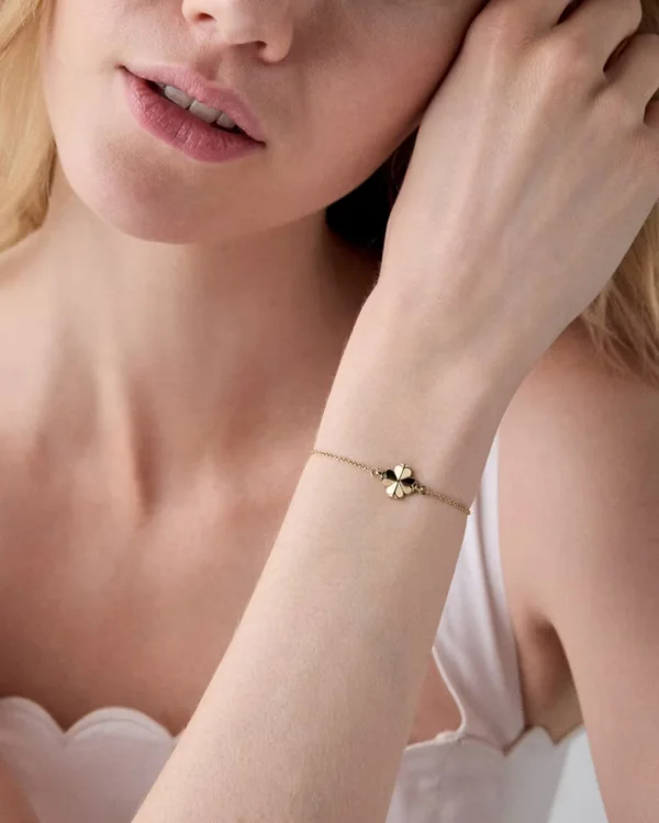 Kate Spade Flower Solitaire Bracelet Gold