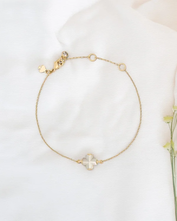 Kate Spade Flower Solitaire Bracelet Mother of Pearl