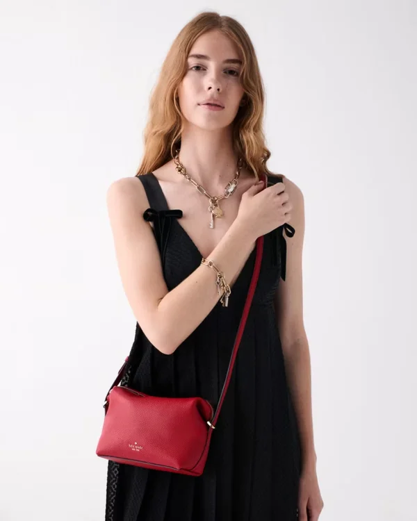 Kate Spade Hazel Mini Camera Bag Perfect Cherry