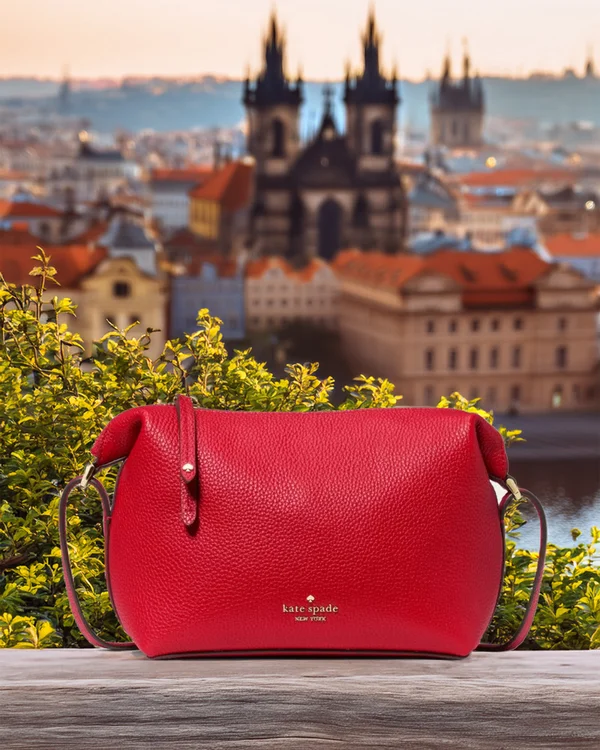 Kate Spade Hazel Mini Camera Bag Perfect Cherry