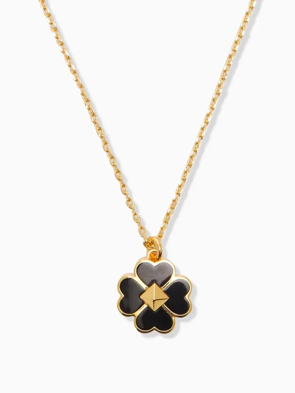 Kate Spade Spades & Studs Mini Pendant Black