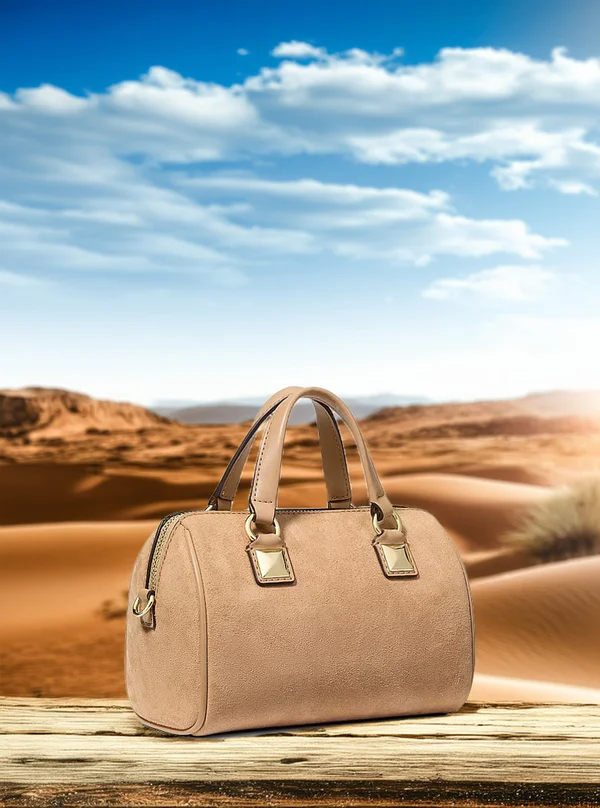 Michael Kors Small Duffel Crossbody Bag Camel