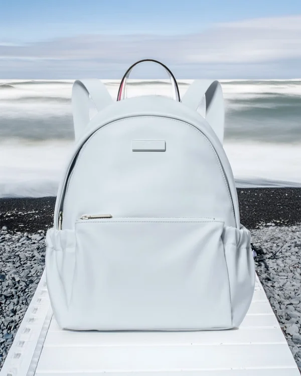 Kate Spade Carter Nylon Dome Backpack Pale Hydrangea