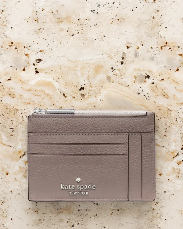 Kate Spade Large Slim Card Holder Mineral Grey