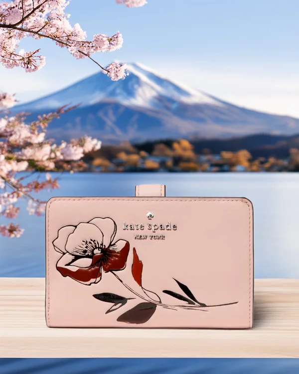 Kate Spade Floral Medium Bifold Wallet