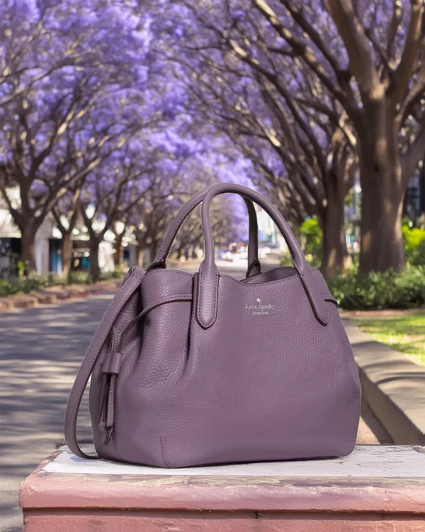 Kate Spade Dumpling Small Satchel Bag Smoky Amethyst