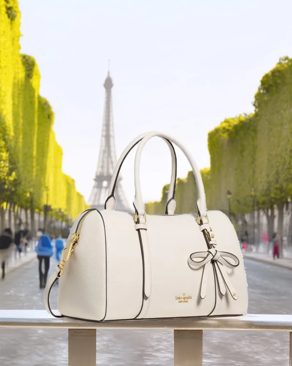 Kate Spade Monroe Satchel Bag Optic White