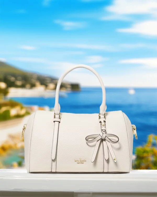Kate Spade Monroe Satchel Bag Optic White