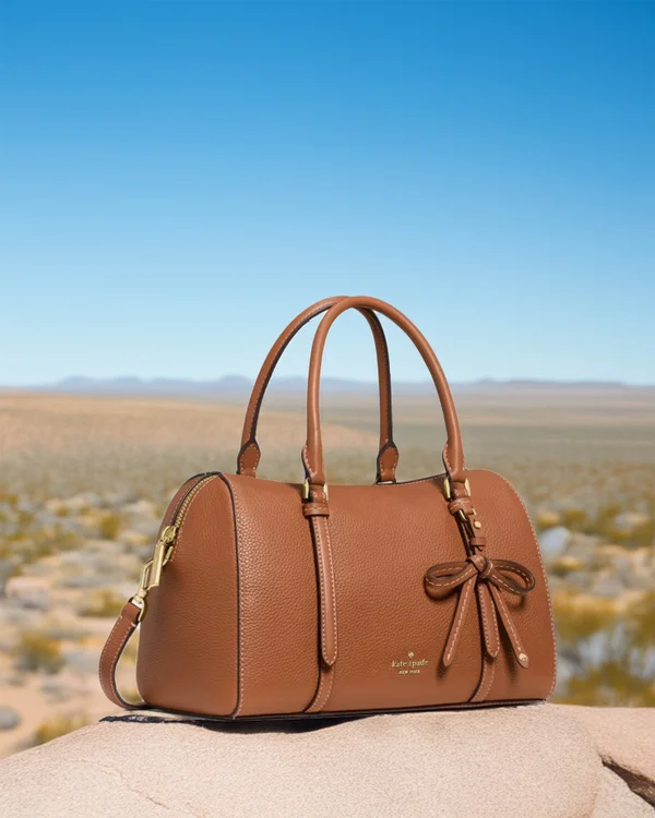 Kate Spade Monroe Satchel Bag Warm Gingerbread
