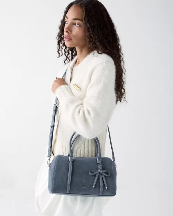 Kate Spade Monroe Suede Satchel Bag